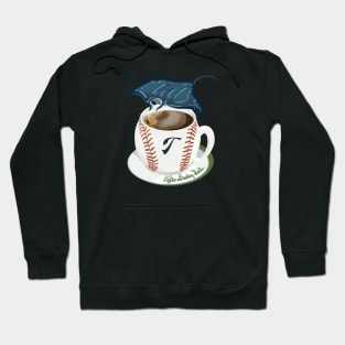 Coffee Breaking Ball Manta Ray withT! Hoodie